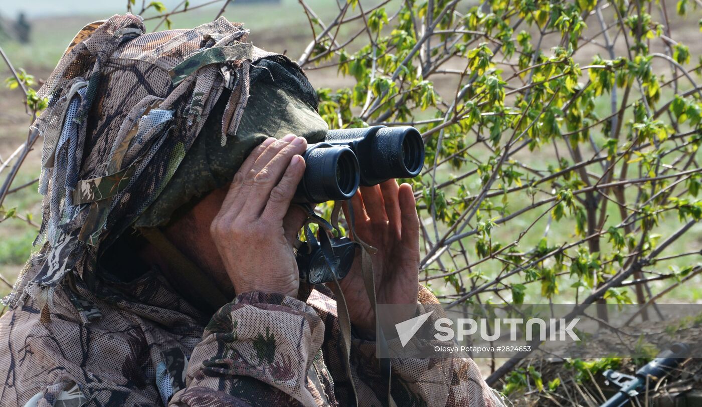 Military exercises in Lugansk poeple's Republic
