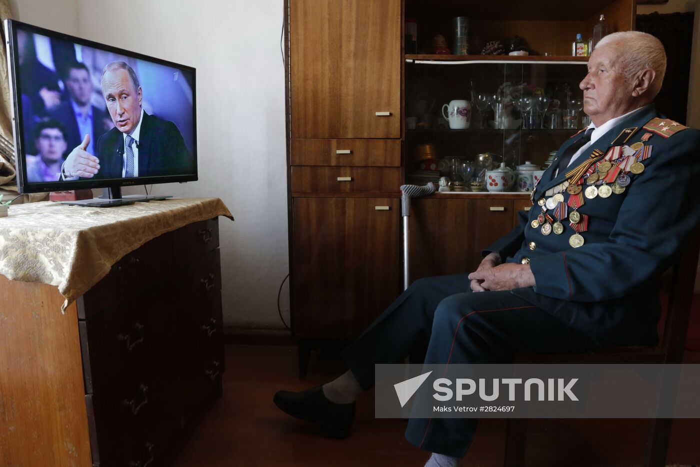 Broadcast of Direct Line with Vladimir Putin