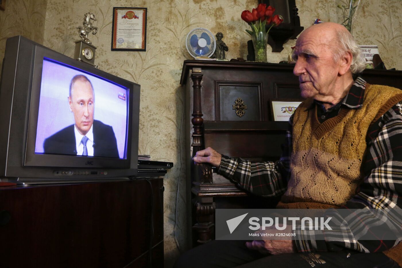 Broadcast of Direct Line with Vladimir Putin