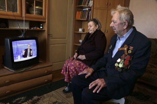 Broadcast of Direct Line with Vladimir Putin