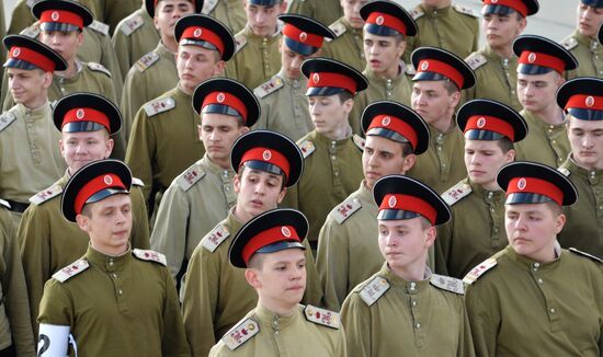 Victory Parade rehearsal in Russian cities