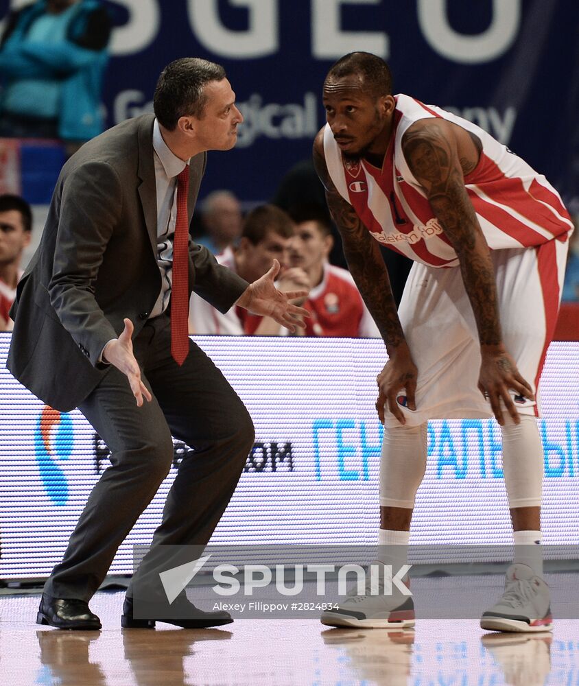 Euroleague Basketball. CSKA vs. Crvena Zvezda