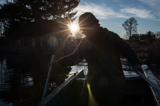 Flood in the Omsk Region