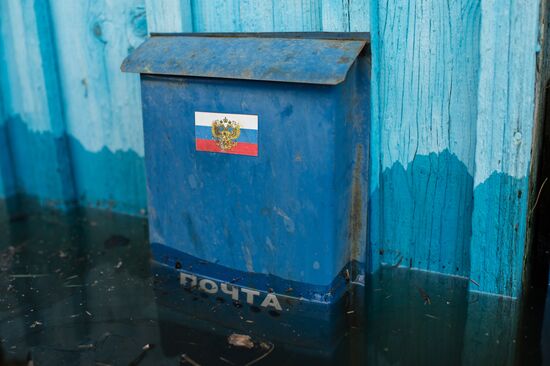 Flood in the Omsk Region