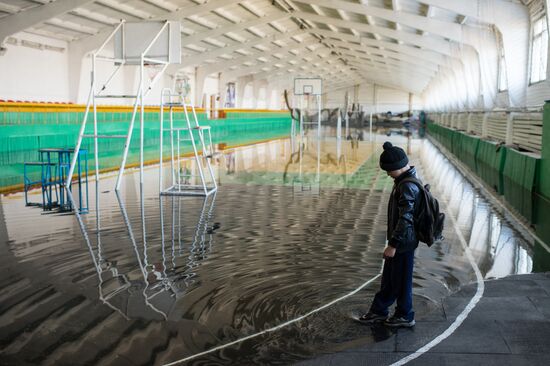 Flood in the Omsk Region