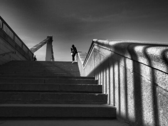 Krymsky Bridge in Moscow