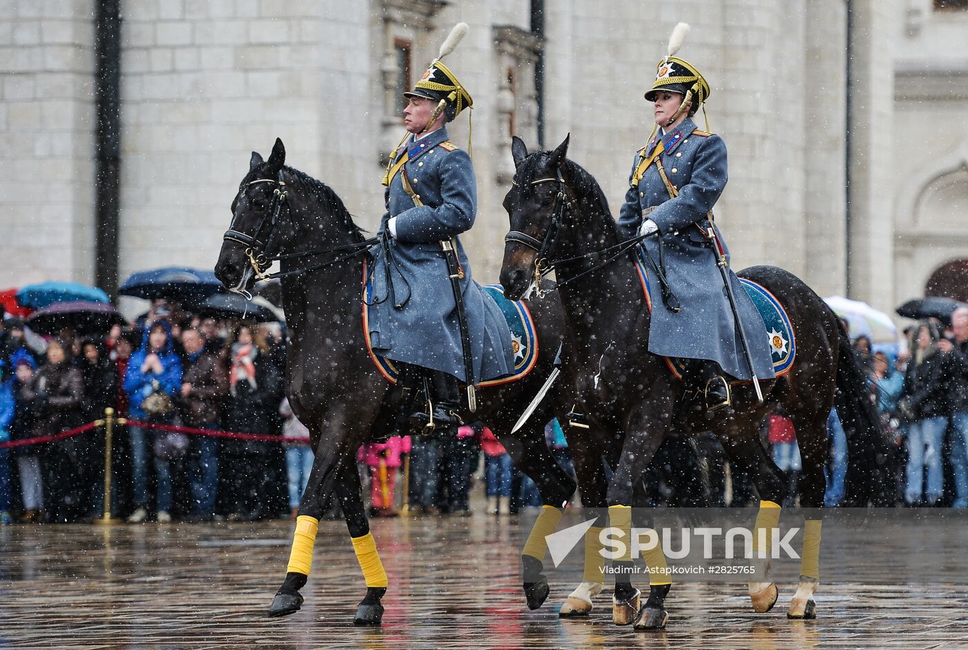 Presidential Regiment changing of the guard ceremony