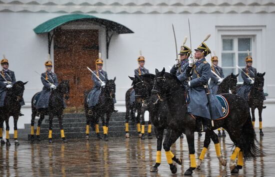 Presidential Regiment changing of the guard ceremony