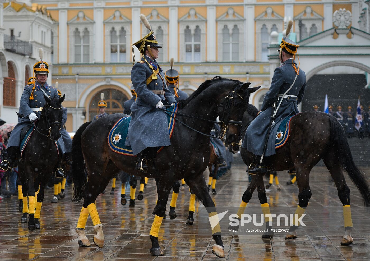 Presidential Regiment changing of the guard ceremony
