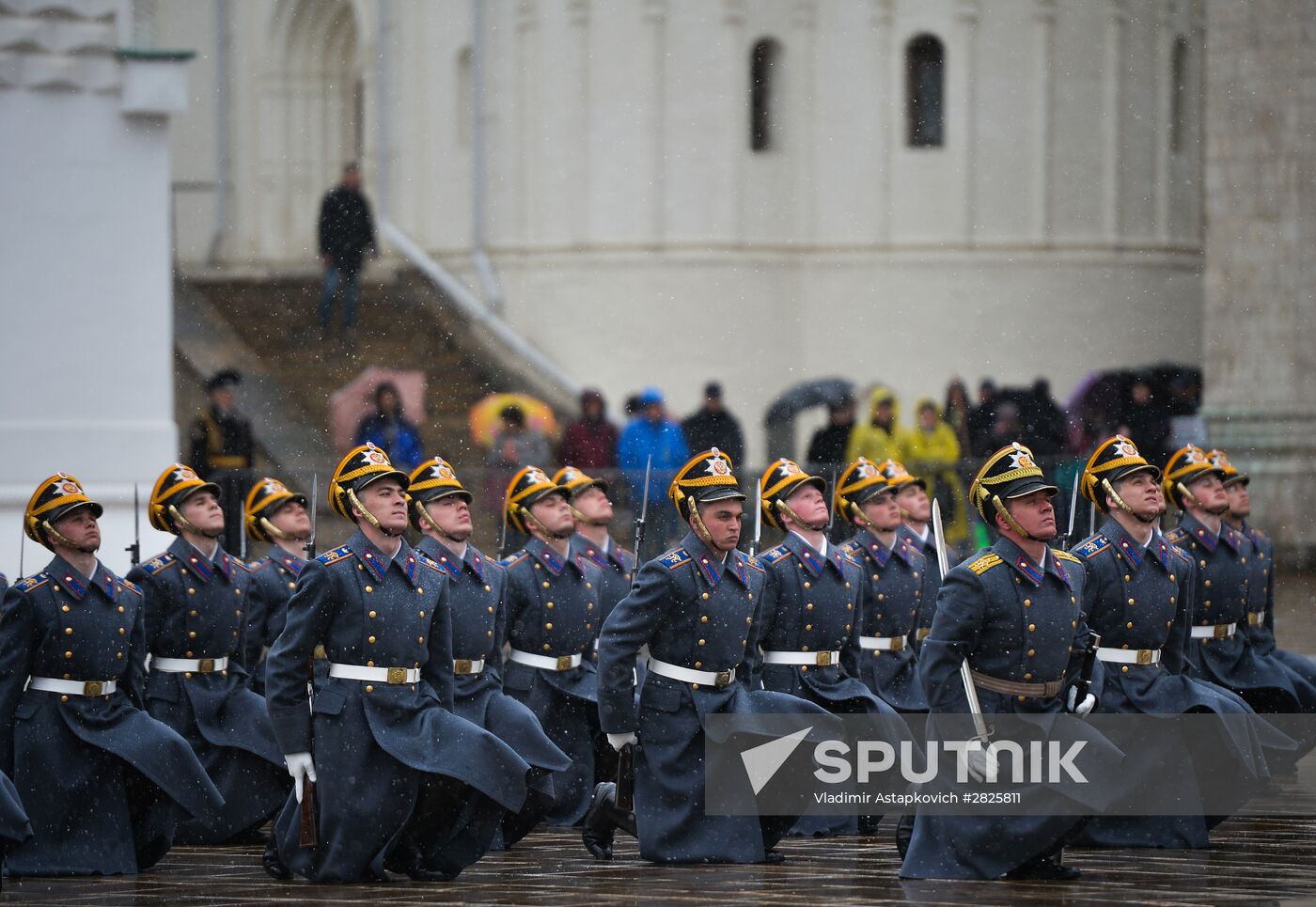 Presidential Regiment changing of the guard ceremony