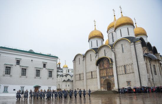 Presidential Regiment changing of the guard ceremony