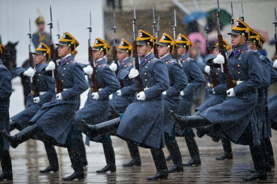 Presidential Regiment changing of the guard ceremony