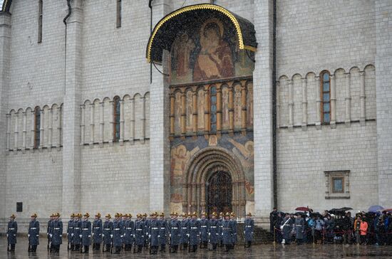 Presidential Regiment changing of the guard ceremony