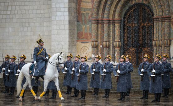 Presidential Regiment changing of the guard ceremony