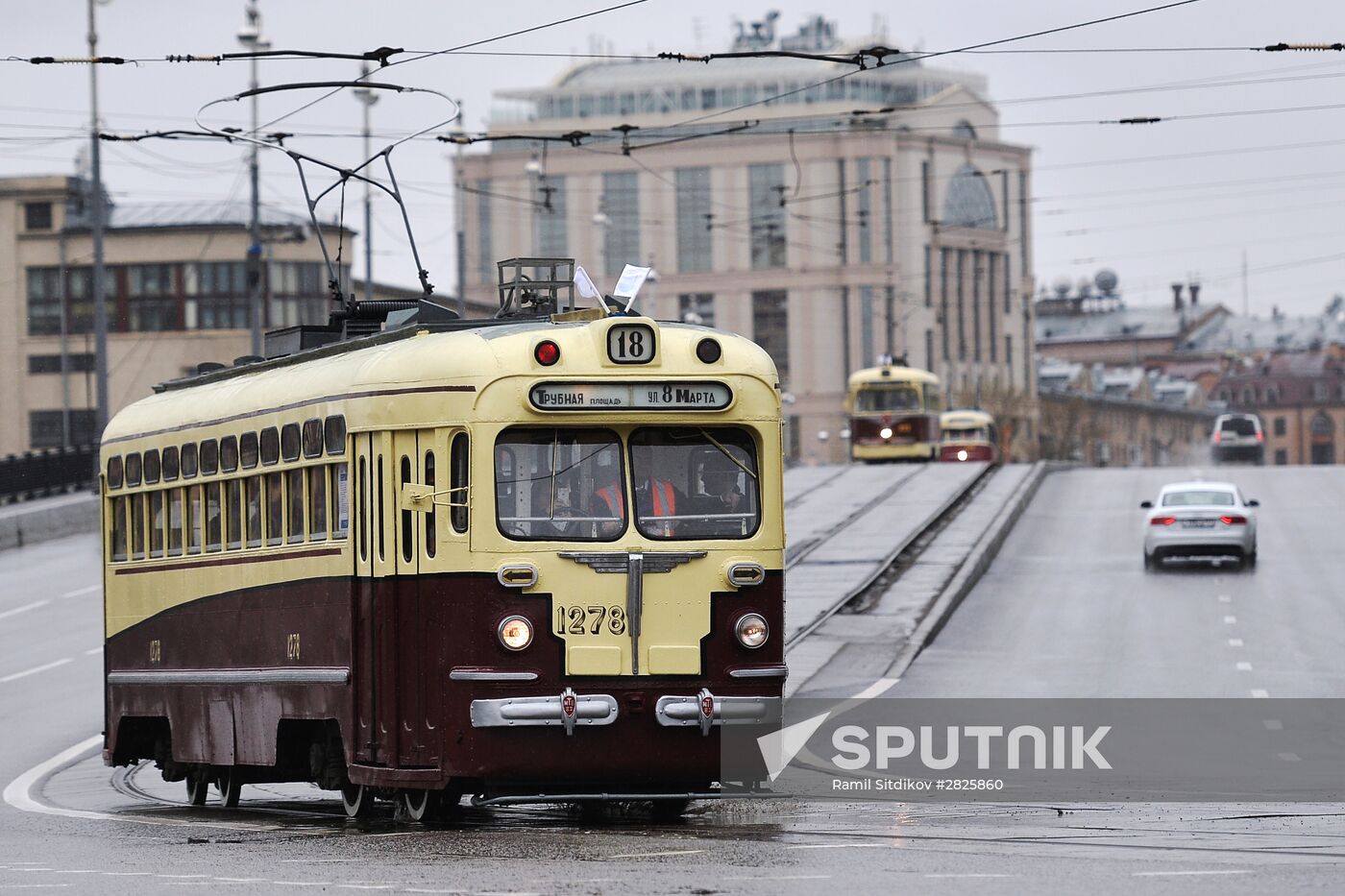 Moscow Tram Day at Chistye Prudy