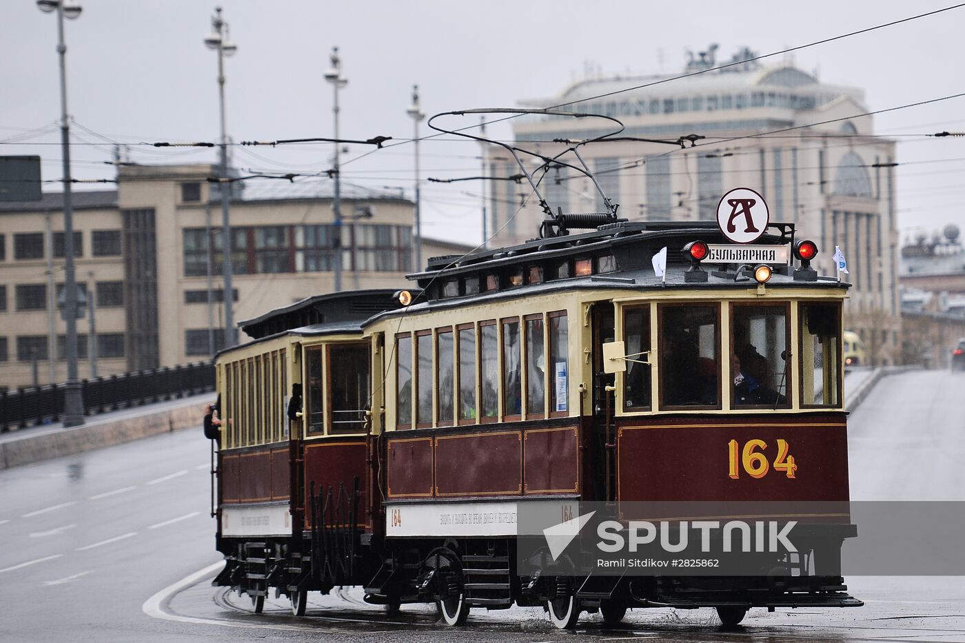 Moscow Tram Festival in Chistye Prudy