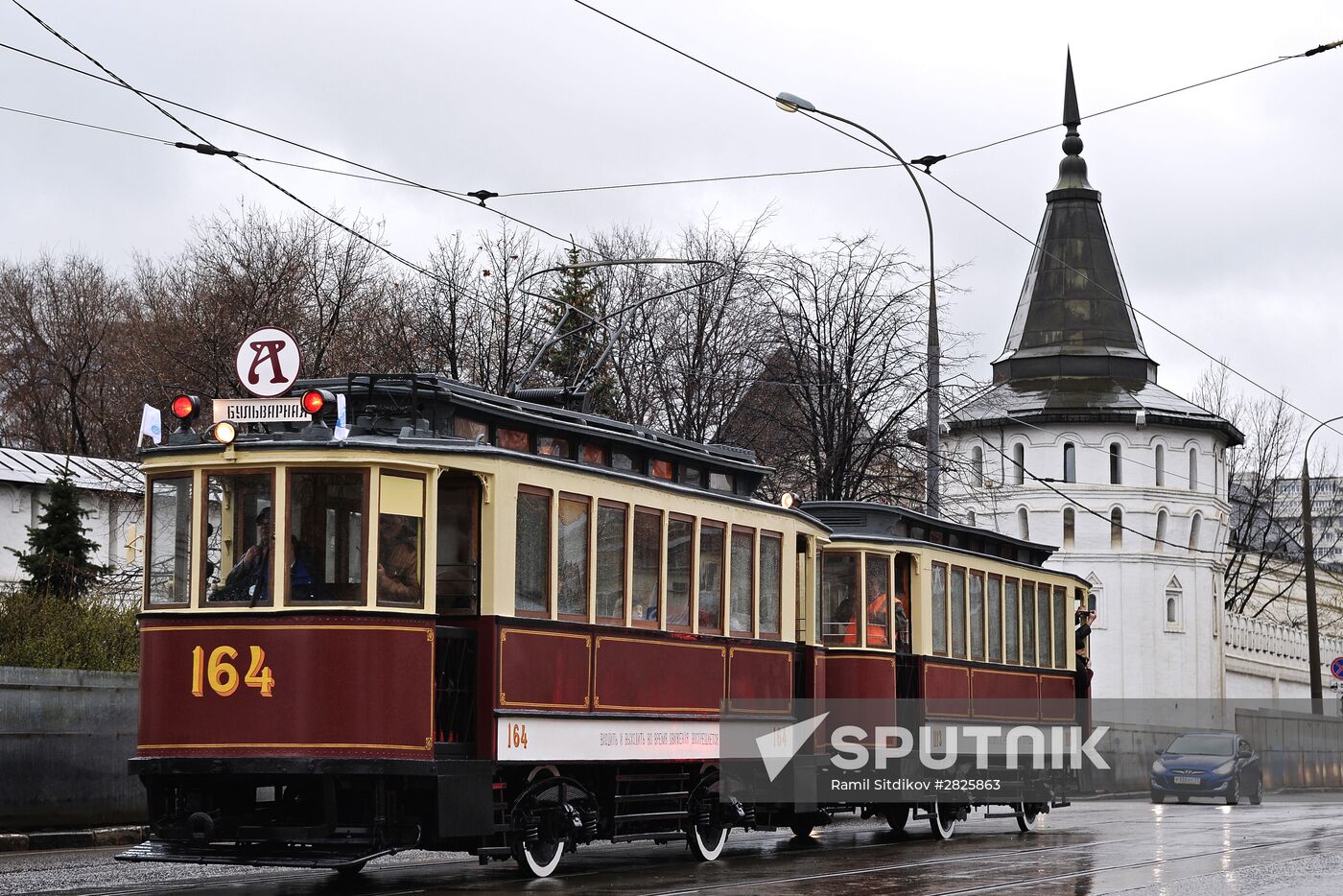 Moscow Tram Festival in Chistye Prudy