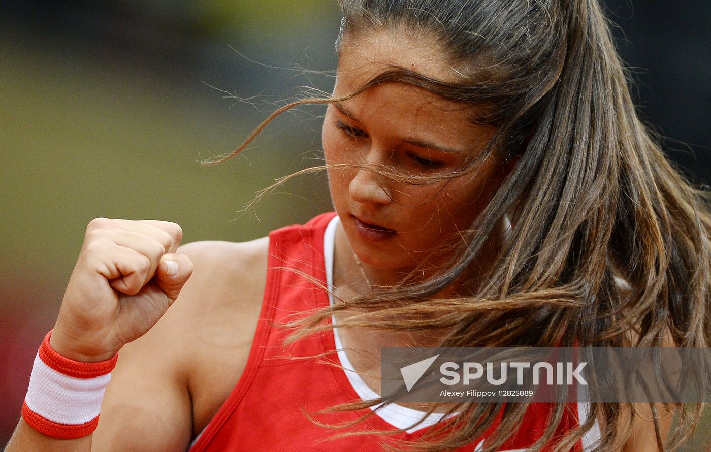 Tennis. Fed Cup. Russia vs. Belarus. Day One