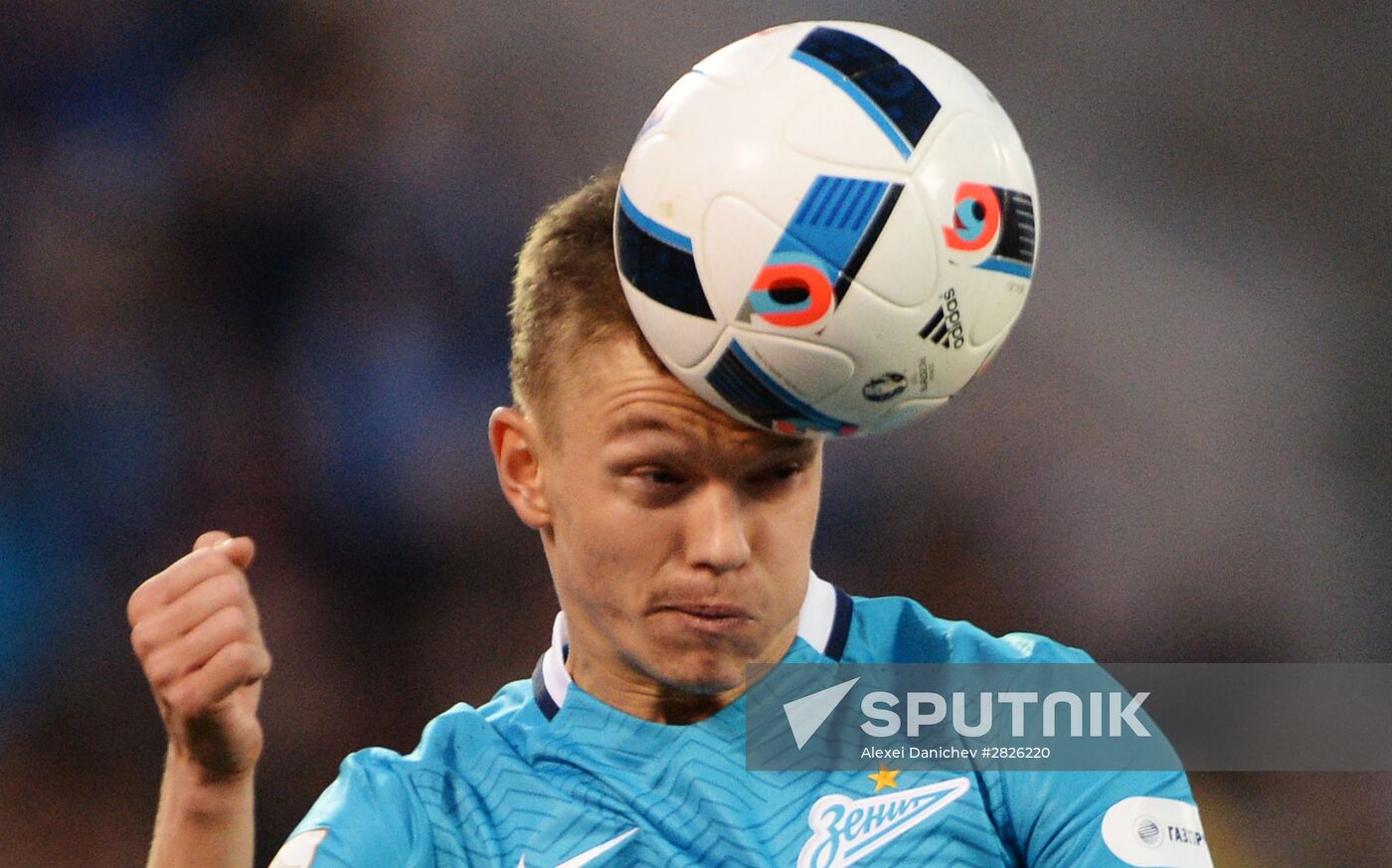 Football. Russian Premier League. Zenit vs. Spartak