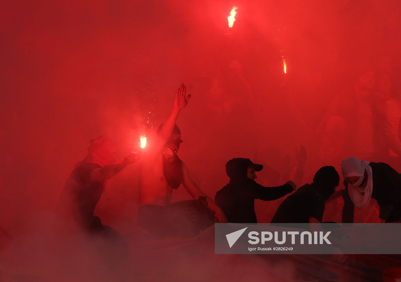 Football. Russian Premier League. Zenit vs. Spartak