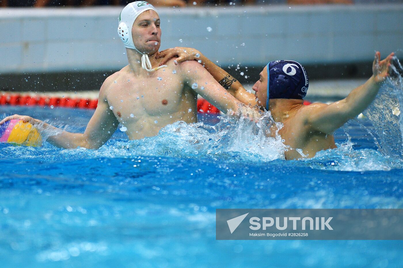Water polo Euro Cup final. Sintez vs. Brescia