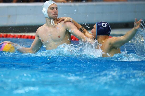Water polo Euro Cup final. Sintez vs. Brescia