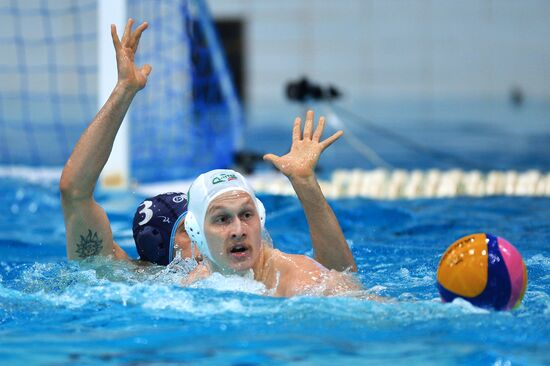 Water polo Euro Cup final. Sintez vs. Brescia