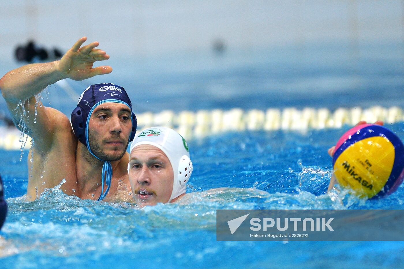 Water polo Euro Cup final. Sintez vs. Brescia