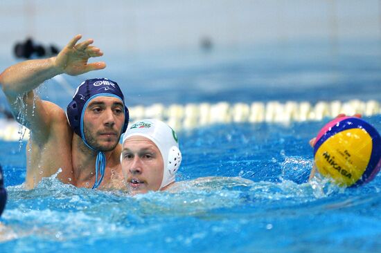 Water polo Euro Cup final. Sintez vs. Brescia