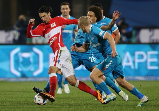 Football. Russian Premier League. Zenit vs. Spartak