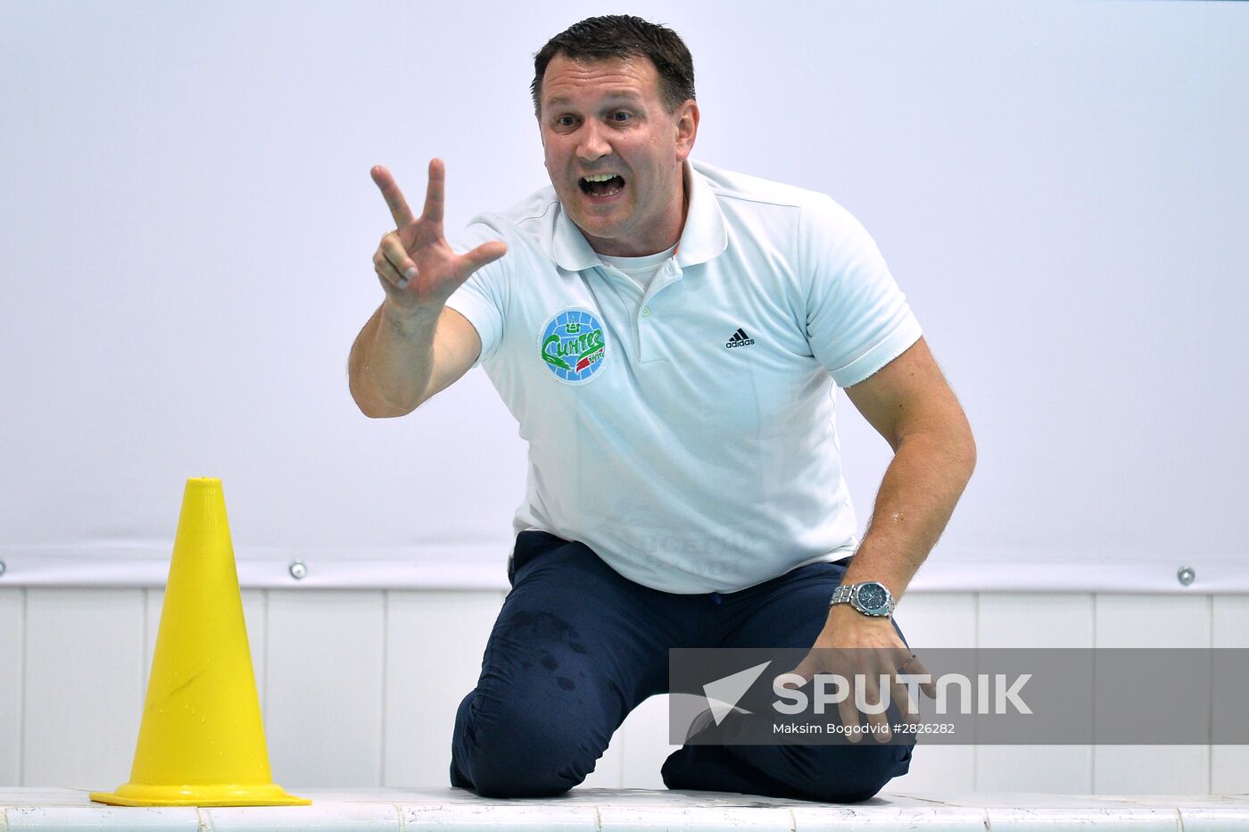 Water polo Euro Cup final. Sintez vs. Brescia