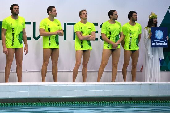 Water polo Euro Cup final. Sintez vs. Brescia