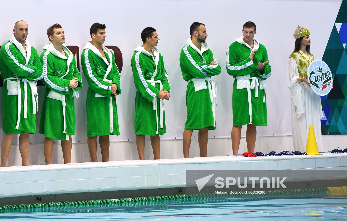 Water polo Euro Cup final. Sintez vs. Brescia
