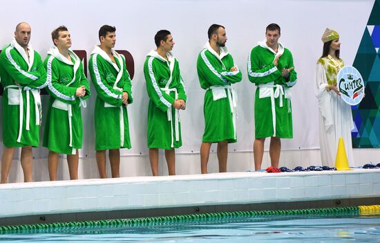 Water polo Euro Cup final. Sintez vs. Brescia