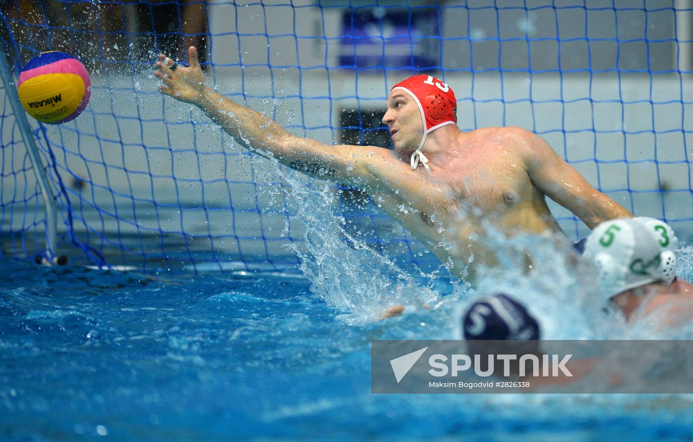 Water Polo Euro Cup final. Sintez vs. Brescia