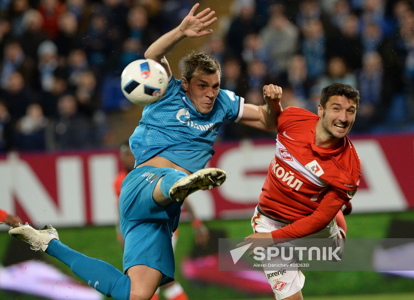 Football. Russian Premier League. Zenit vs. Spartak