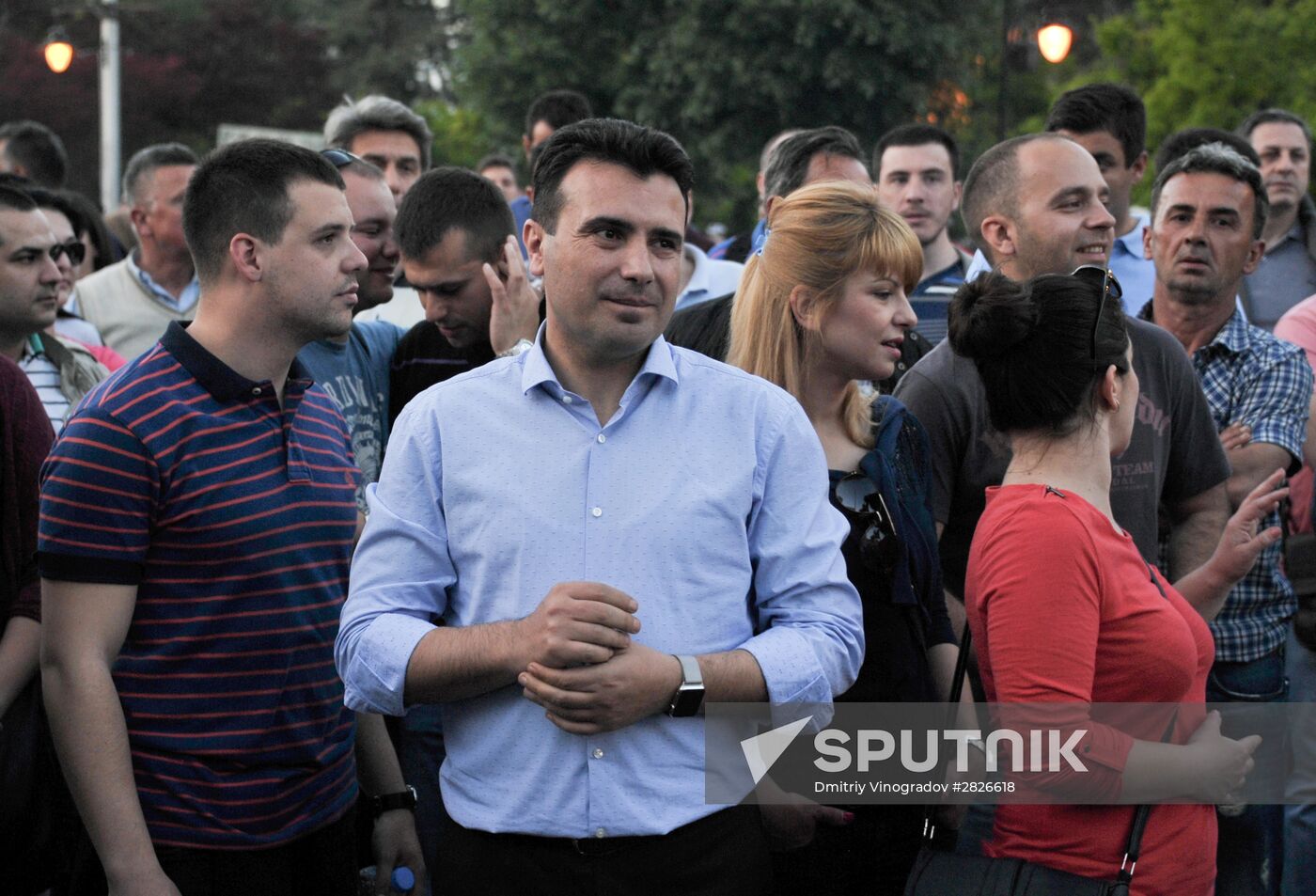 Opposition rally in Skopje