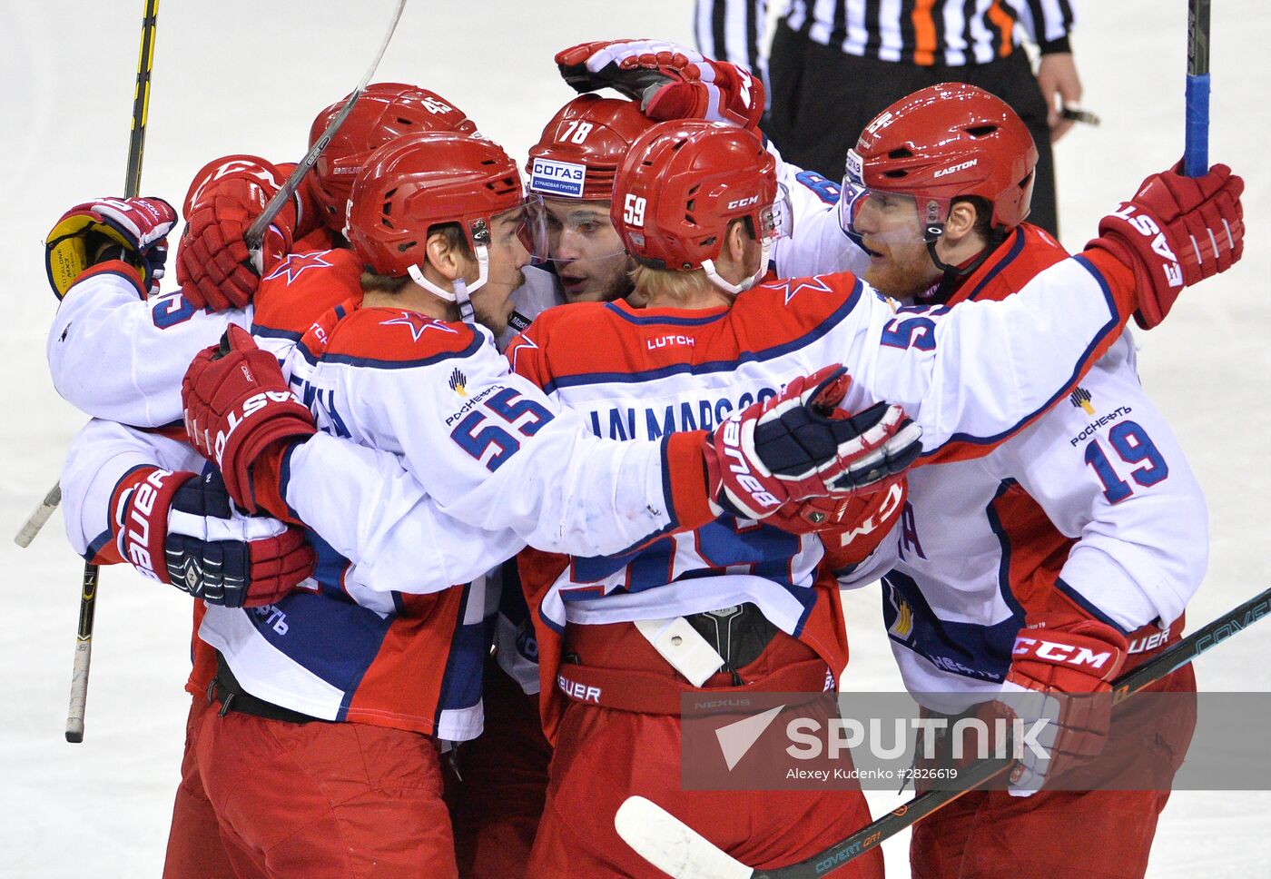 Kontinental Hockey League. Metallurg Magnitogorsk vs. CSKA