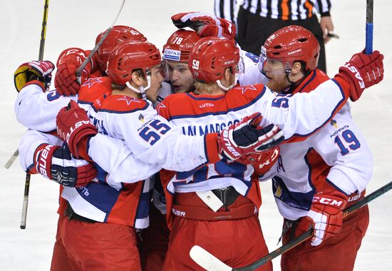 Kontinental Hockey League. Metallurg Magnitogorsk vs. CSKA