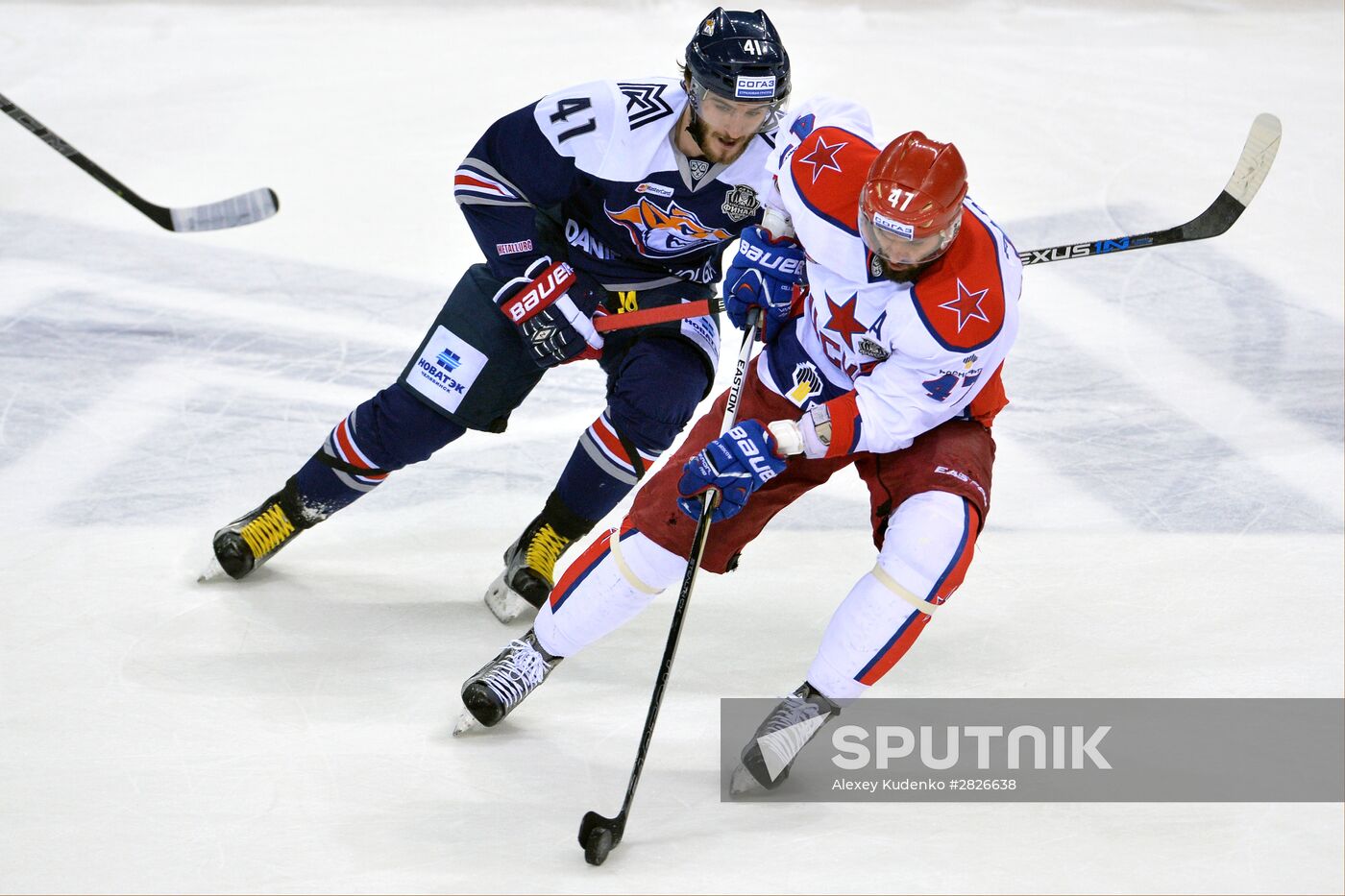 Kontinental Hockey League. Metallurg Magnitogorsk vs. CSKA