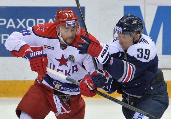 Kontinental Hockey League. Metallurg Magnitogorsk vs. CSKA