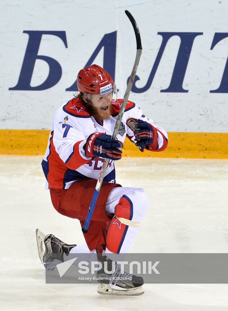 Kontinental Hockey League. Metallurg Magnitogorsk vs. CSKA