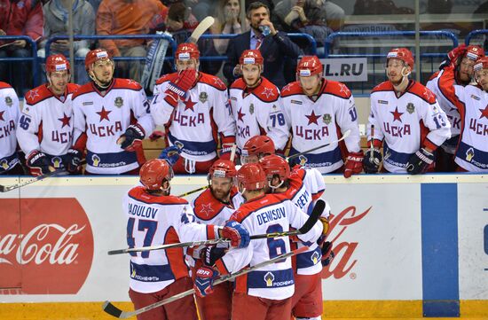 Kontinental Hockey League. Metallurg Magnitogorsk vs. CSKA