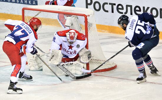 Kontinental Hockey League. Metallurg Magnitogorsk vs. CSKA