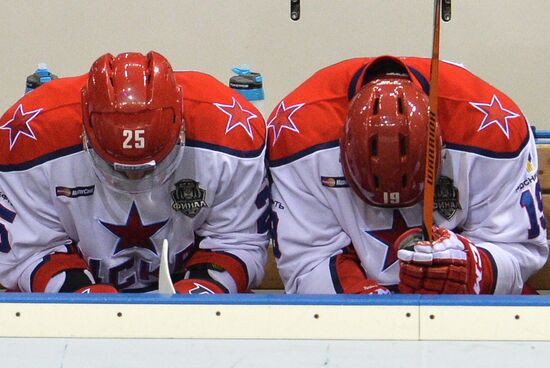 Kontinental Hockey League. Metallurg Magnitogorsk vs. CSKA