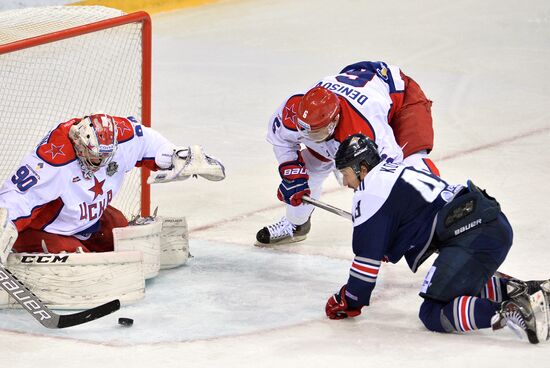 Kontinental Hockey League. Metallurg Magnitogorsk vs. CSKA