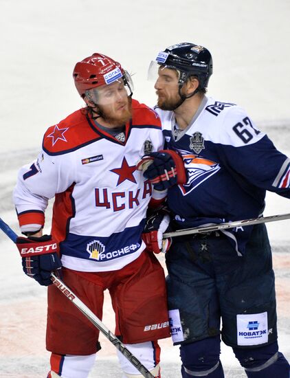 Kontinental Hockey League. Metallurg Magnitogorsk vs. CSKA