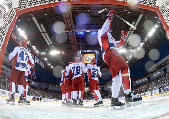 Kontinental Hockey League. Metallurg Magnitogorsk vs. CSKA