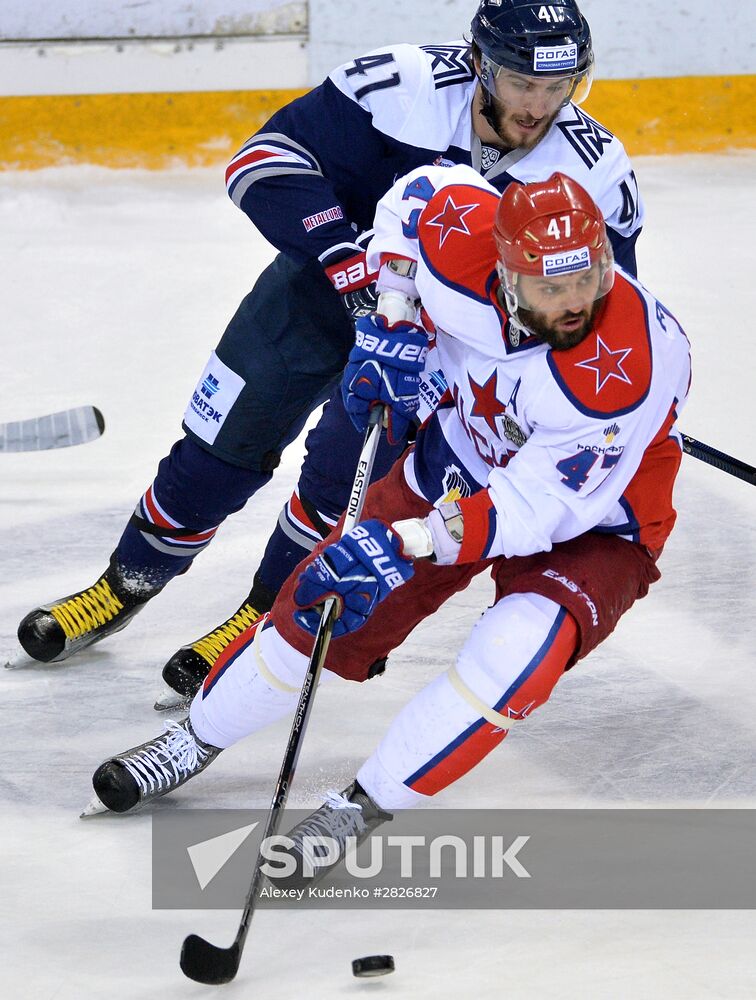 Kontinental Hockey League. Metallurg Magnitogorsk vs. CSKA