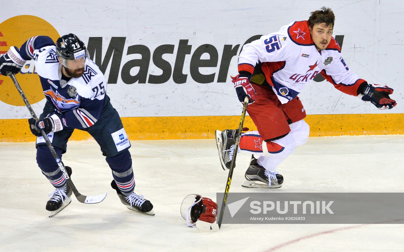 Kontinental Hockey League. Metallurg Magnitogorsk vs. CSKA